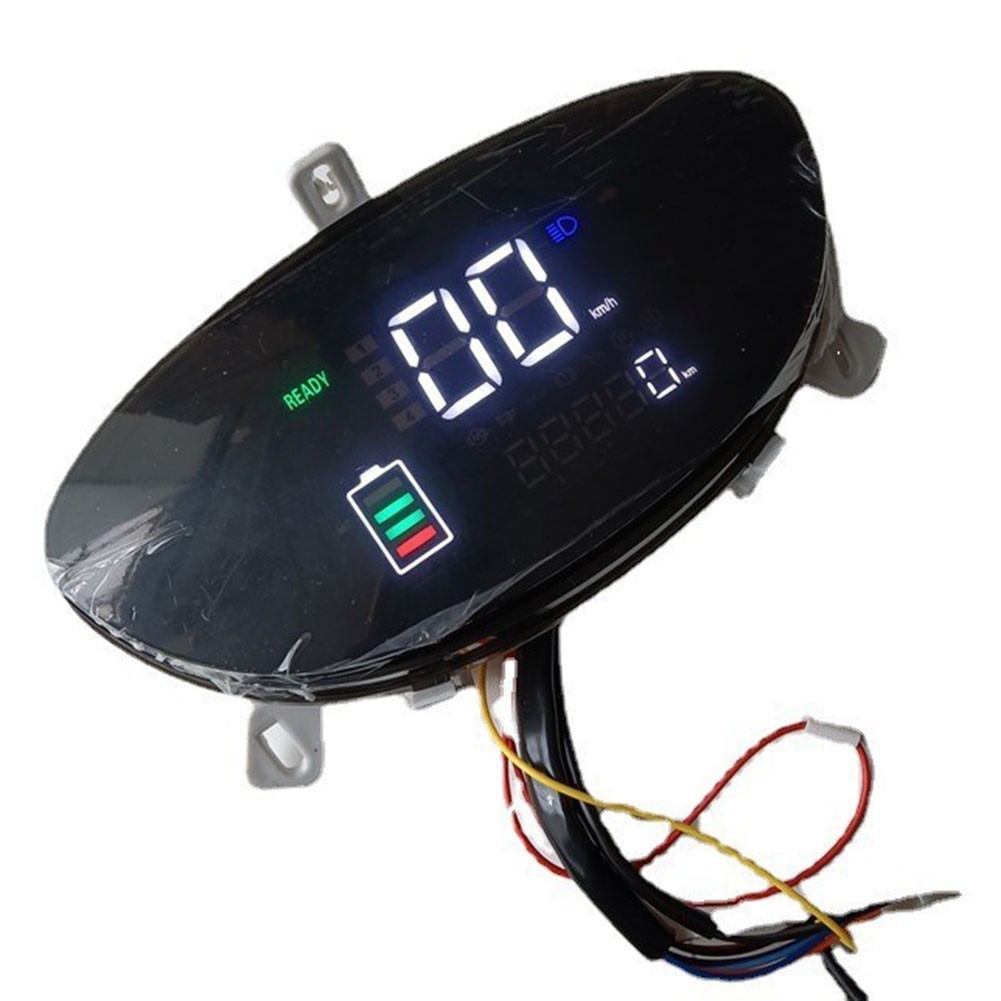 Electric Bike Scooter LCD Display Motor Speedometer Easy to Use (69 characters)
