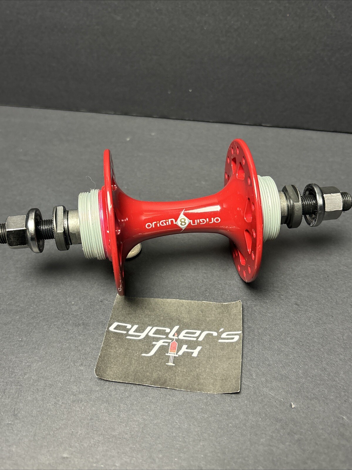 Origin8 32H Double Fixie Rear Sealed Hub High Flange Alloy Powder Coated Throne