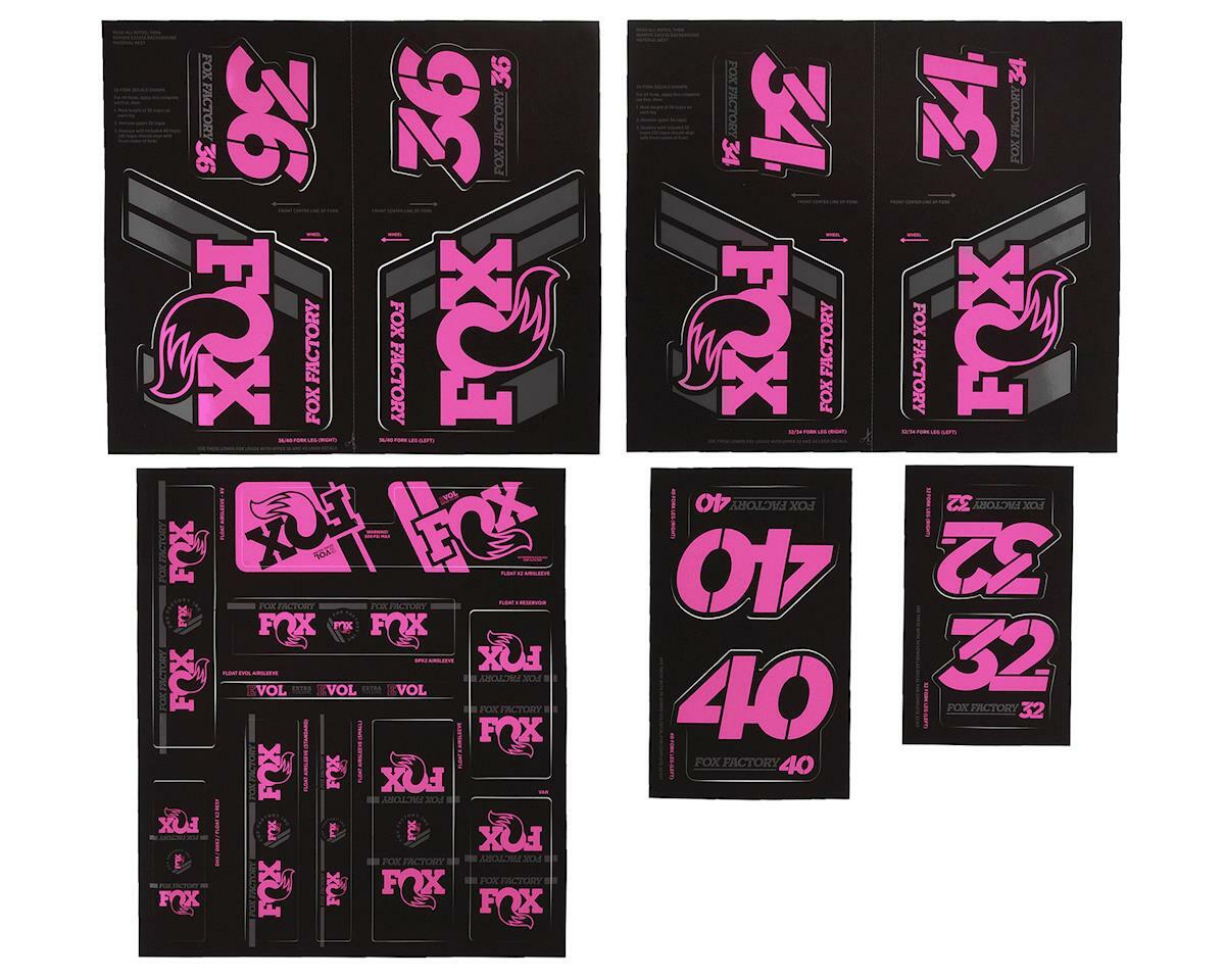 Fox Suspension Heritage Decal Kit for Forks & Shocks (Pink) [803-01-337]