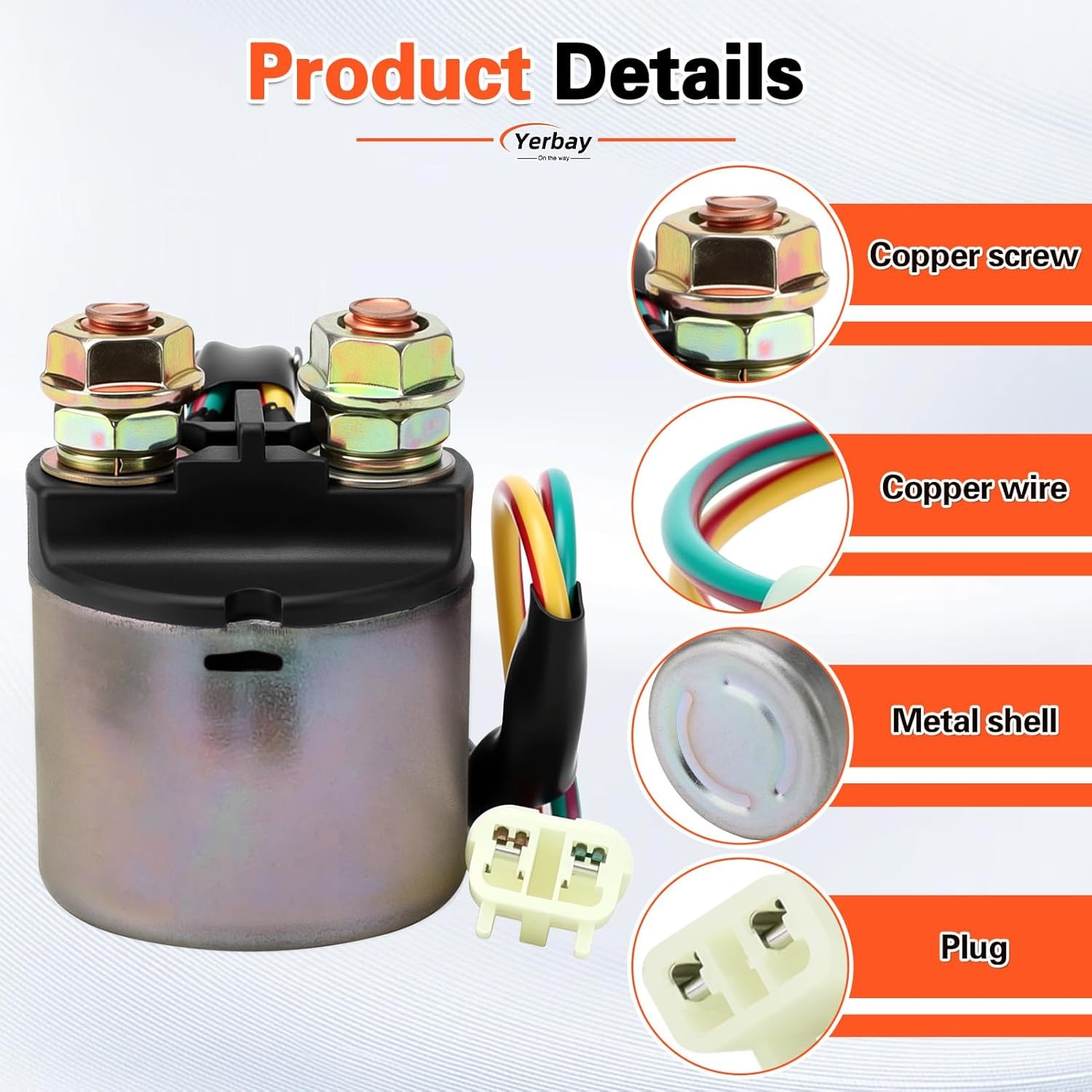 Starter Solenoid Relay for TRX350 TRX420 TRX450 TRX500 – 1998-2014 Models