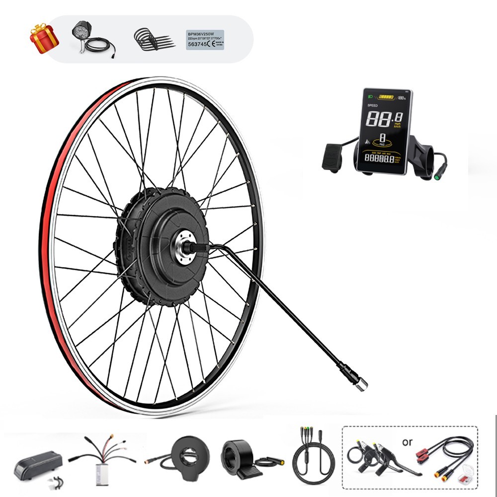 48V 750W BAFANG Rear Wheel Hub Motor DIY 26″ 27.5″ 700C EBike Conversion Kits US