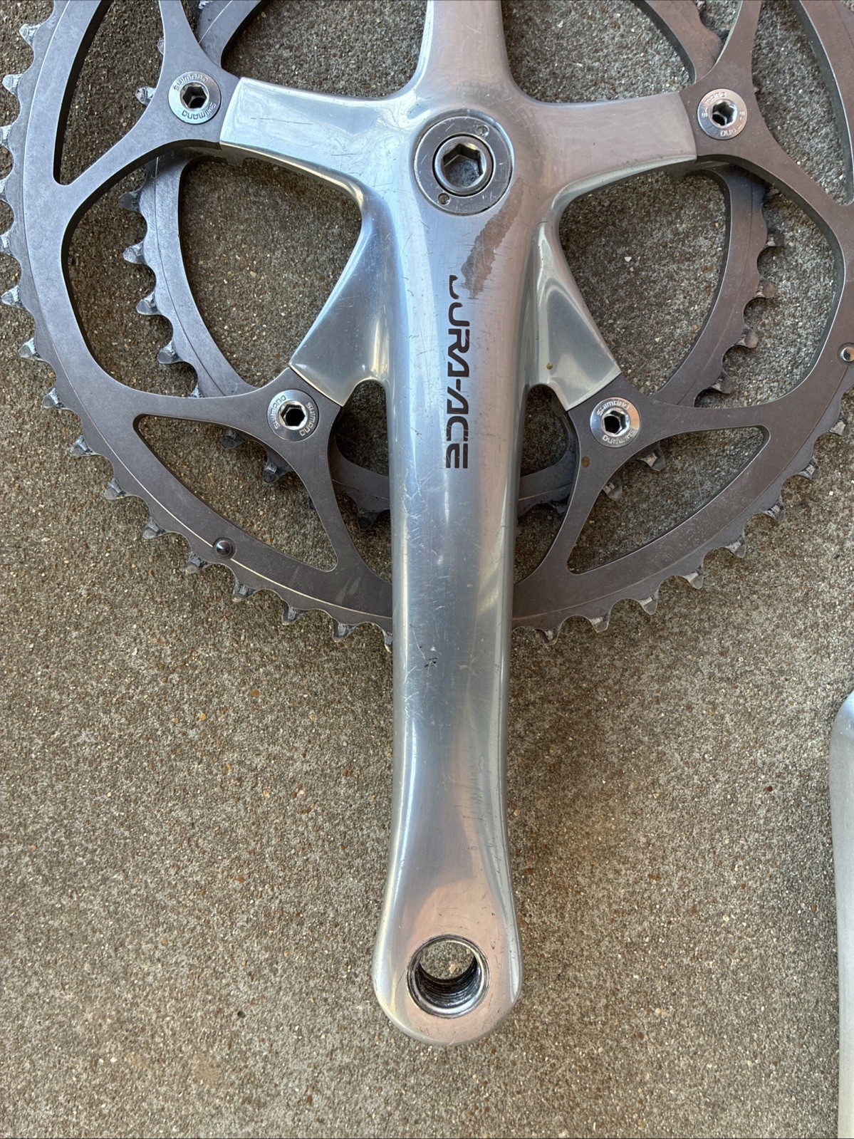 Shimano Dura Ace Crankset FC-7700 175mm 53/39 Double 130 BCD w/ BB-7700