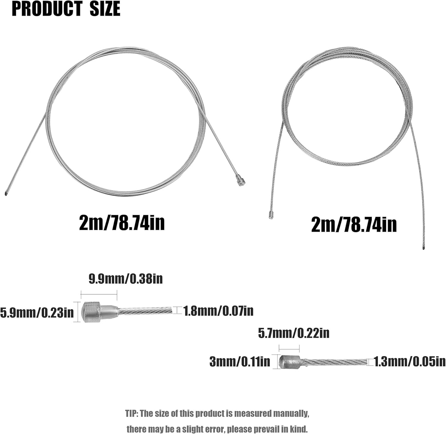 Universal Motorcycle Throttle Clutch Brake Cable Repair Kit, Road Bike Brake…