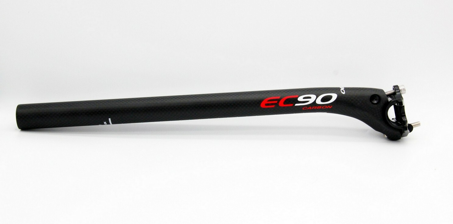 EC90 Full Carbon Fiber Bike Seatpost 27.2mm 350 / 400mm 25mm Offset Road MTB