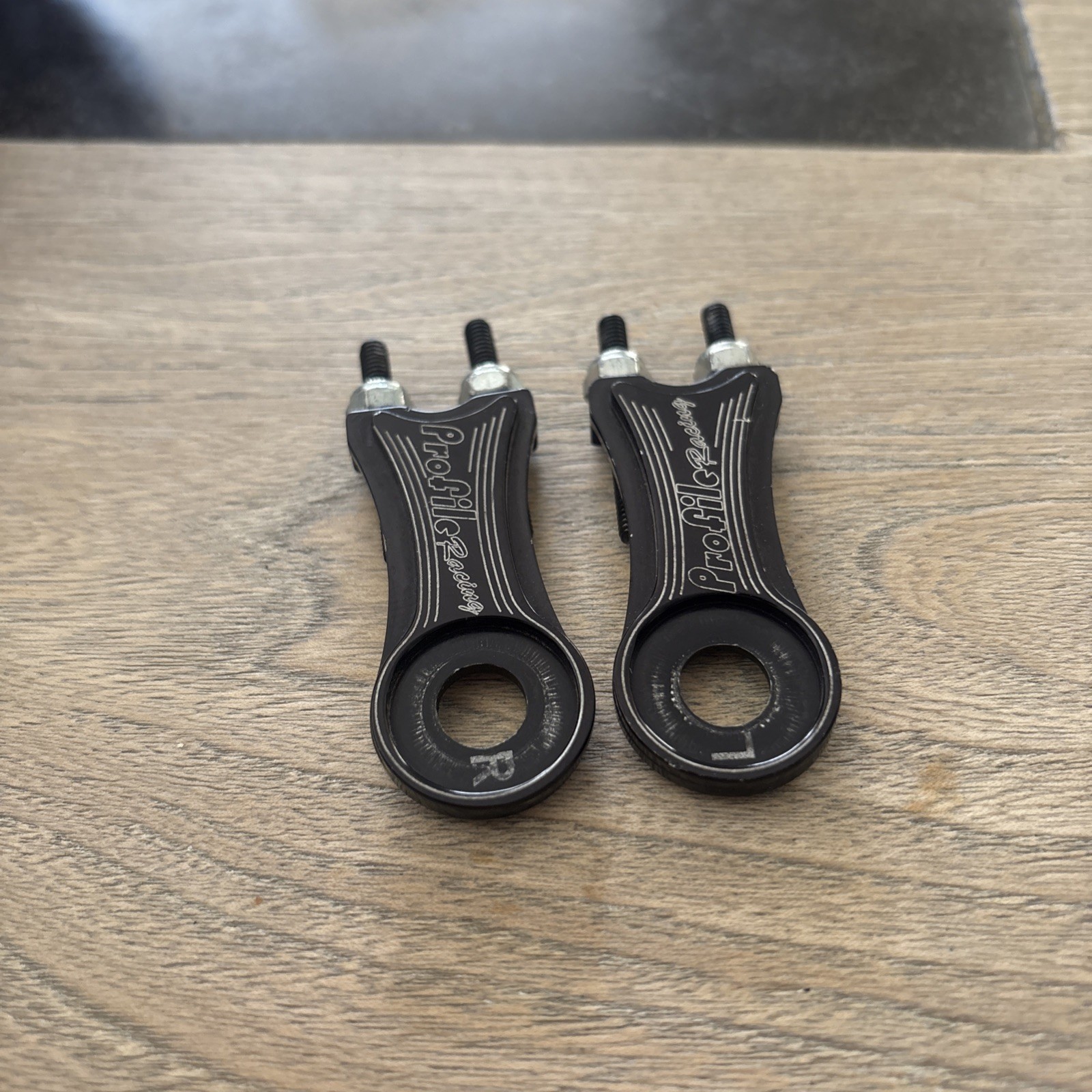 Profile Racing BMX Chain Tensioner Set 3/8″ Axle Black