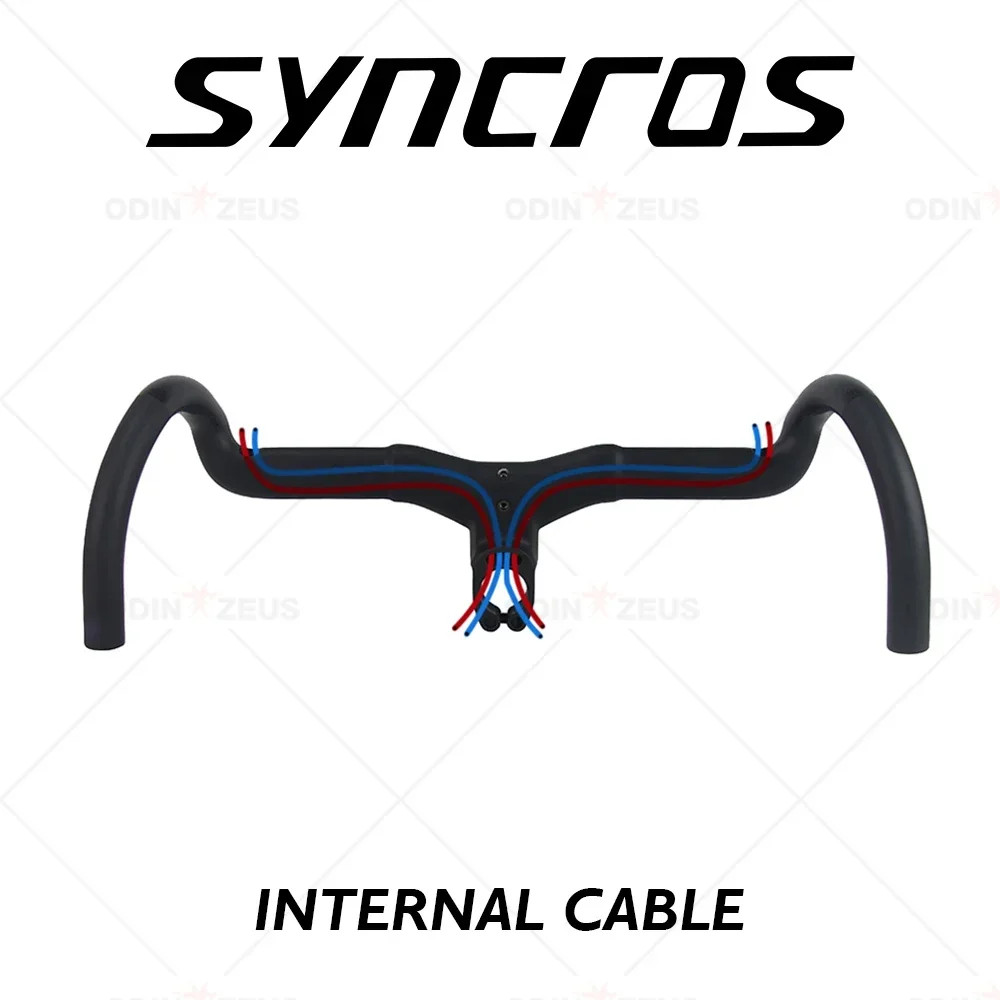 Carbon Integrated Gravel Road Bicycle Drop Bar Full Internal Cable Routing