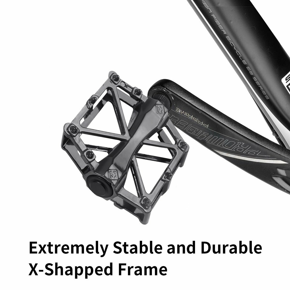 Mountain Bike Pedals Bicycle Pedal Flat Aluminum Sealed Bearing 9/16″ BMX X Road