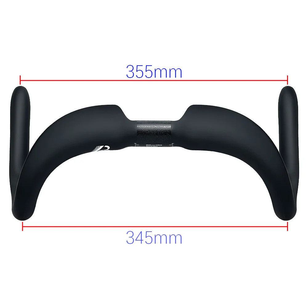 Carbon Fiber Cycling Track Handlebar Fixed Black Matt TT Bike Handlebar 31.8mm