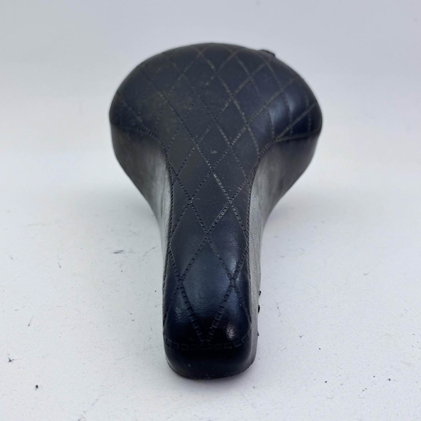 Vintage Kashima KSM Hi-Soft 16 Bicycle Saddle Seat Black Quilted Nylon 6 A70