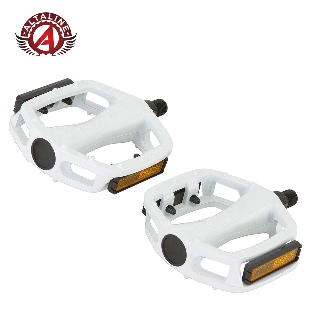 OLD SCHOOL BMX FREE STYLE PLATFORM 1/2″ PEDAL IN WHITE