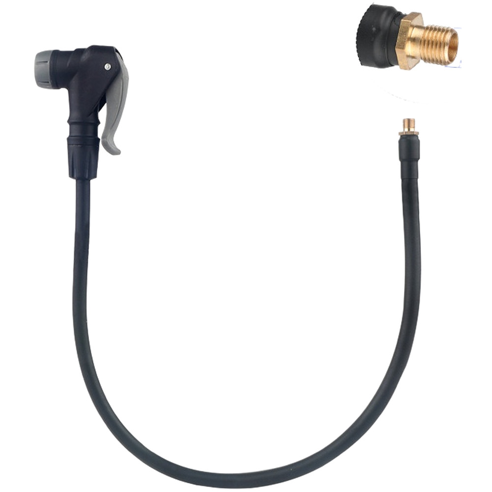 bike air pump extension hose 20cm 30cm 50cm for For PRESTA type valves