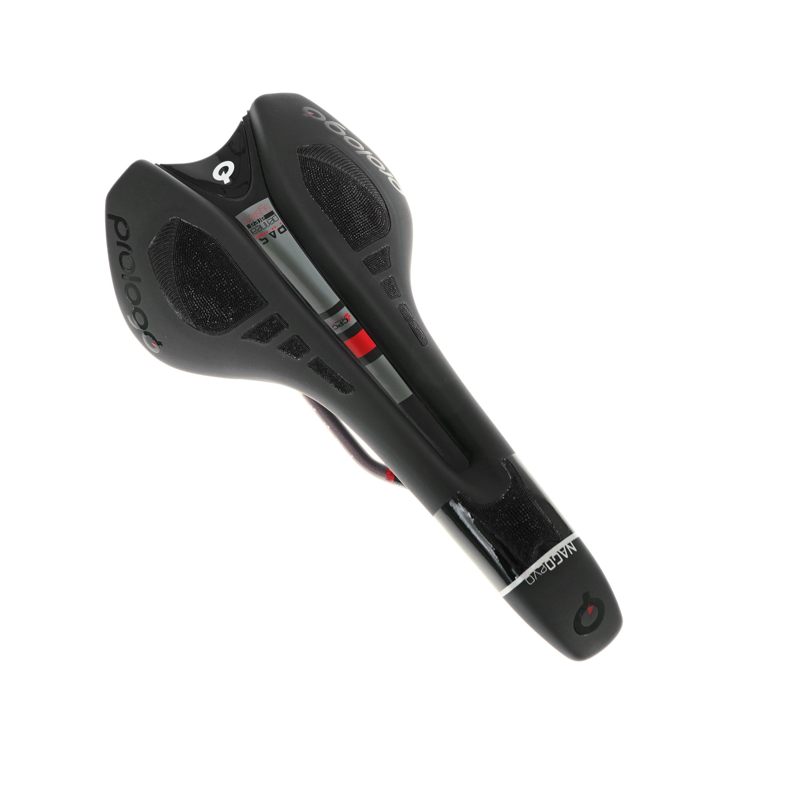 Prologo CPC Nago EVO Pas Saddle 278x141mm Ti-rox Rails Black Road Bike saddle