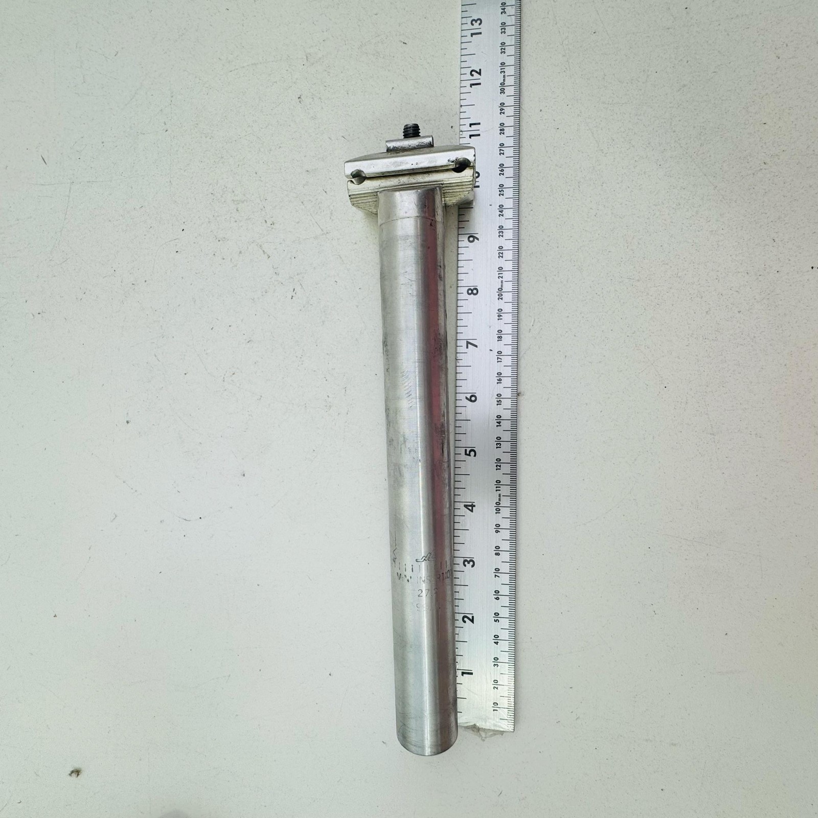Vintage NL MTB Seatpost 27.2mm Alloy 250mm Silver 1999 Road Universal Bike A41