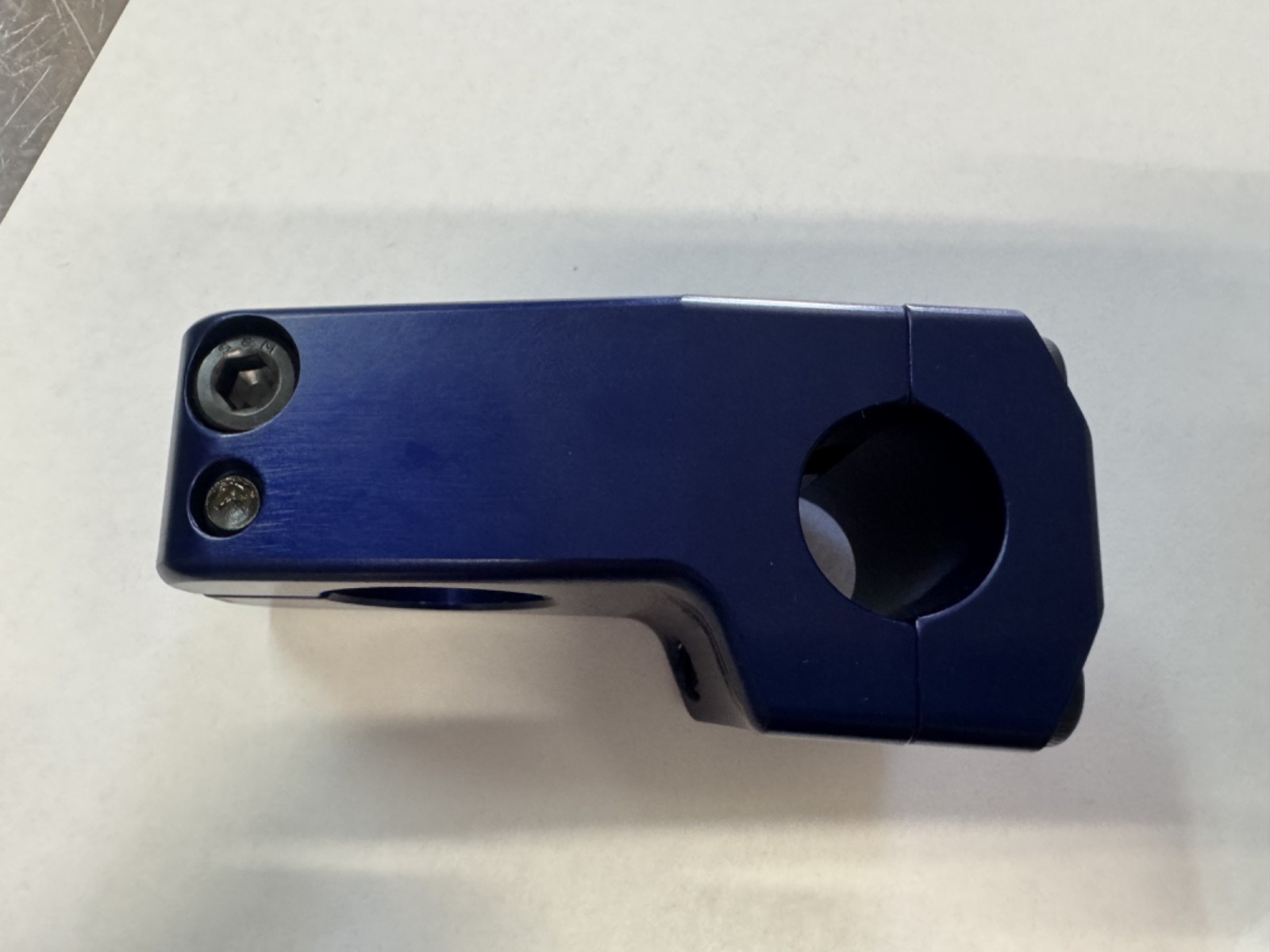 S&M BMX SHREDNECK BLUE GROOVE STEM 50 MM 50MM FRONT LOAD REDNECK 1 1/8