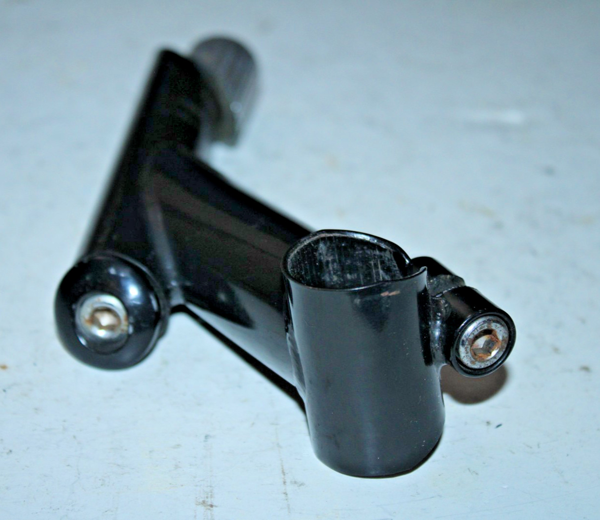Vintage CL Black 25.4mm MTB Quill Stem 100mm 57º Rise Chromoly Steel Hybrid Road