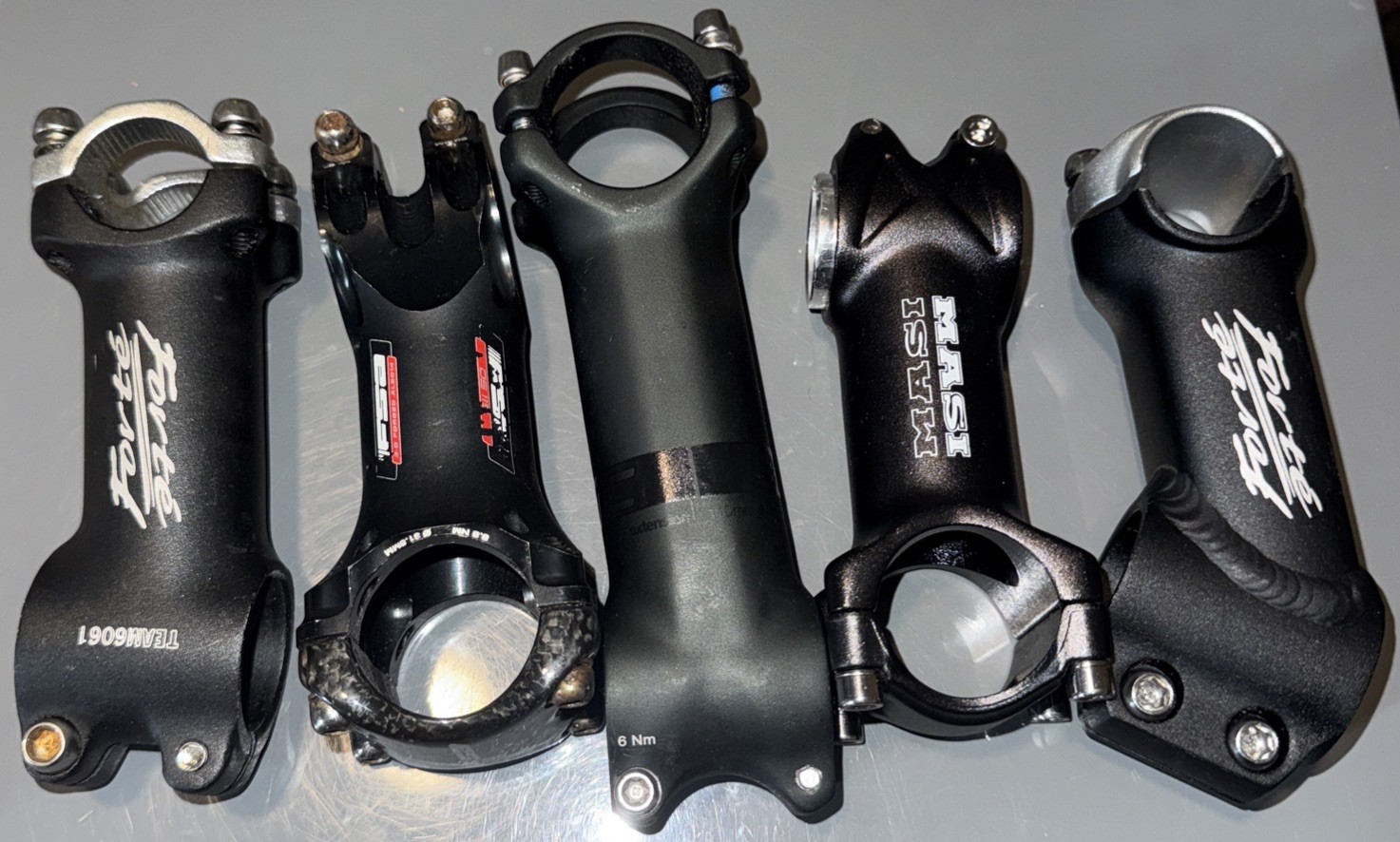 LOT OF 5 Bike Stems Fortè Fsa Bmc Maso Specialized Icon