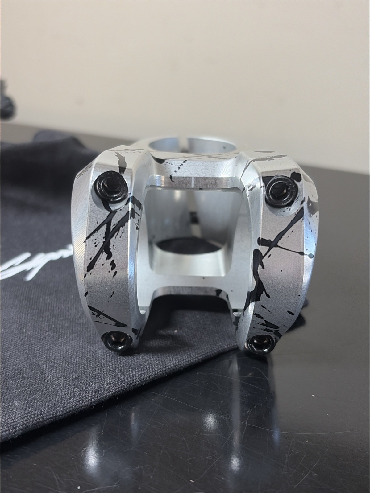 Signature Components mtb stem, chrome/silver, 42mm length, 35.0 clamp