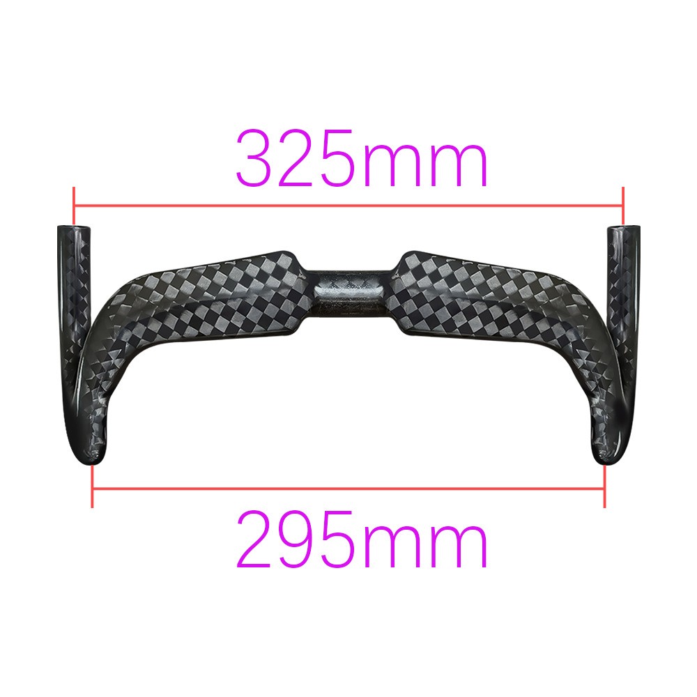Track Bike Carbon Handlebar Sprint Match Bent Fixed Bicycle Handle Drop Bar