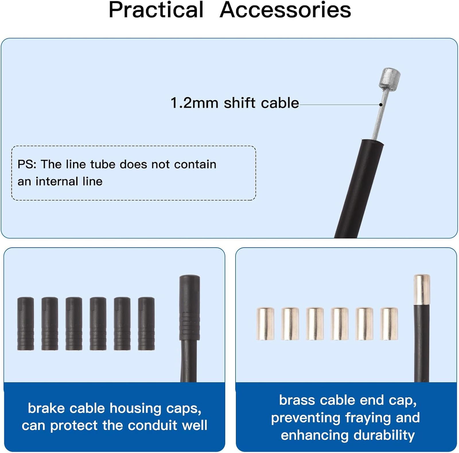 Shift Cable Housing Bicycle Derailleur Shift Cable Tube Kit 4mm 3 Meters for