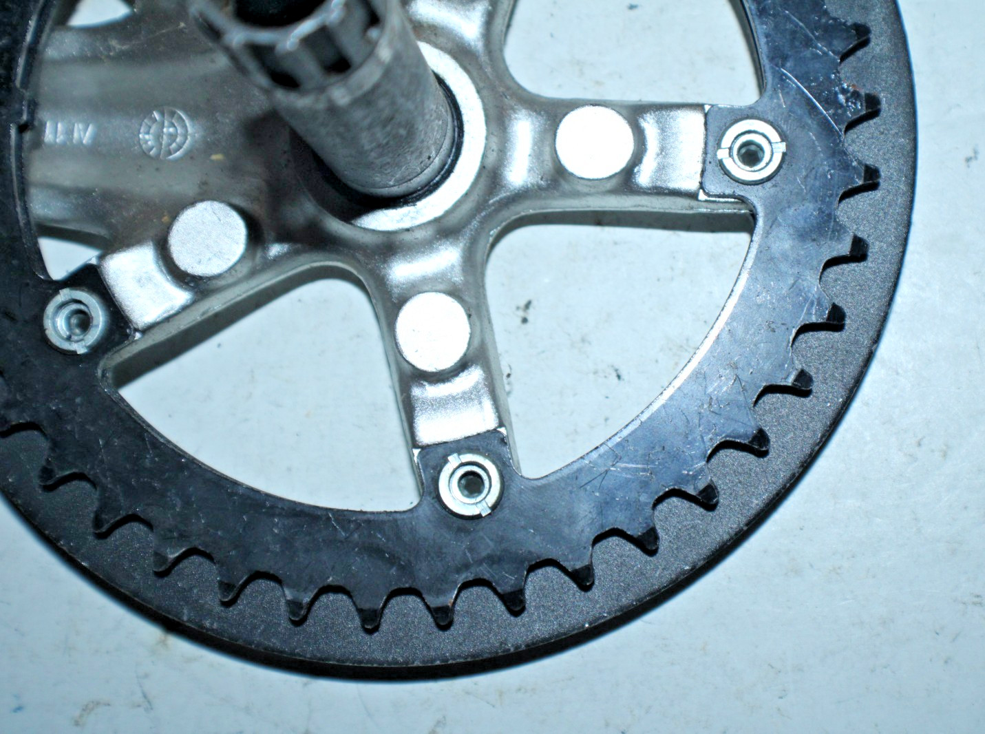 Single Drive Side Crank Arm BCD130 172.5mm AE11 42T ISIS Fixie Fixed Gear ShipUS