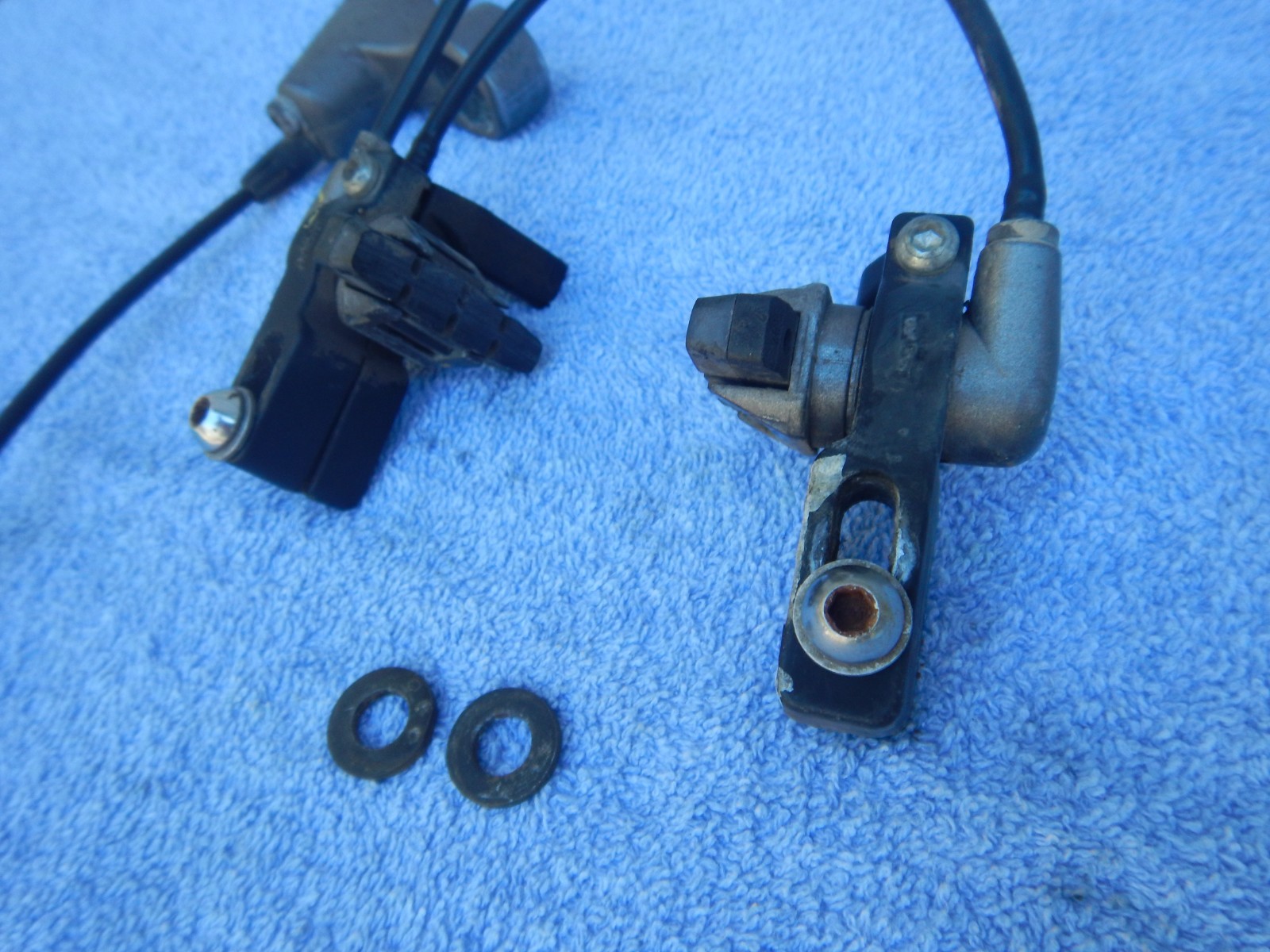 Magura Rear Hydraulic Brakes Brakeset SET w/ Pads Vintage Mountain Bike