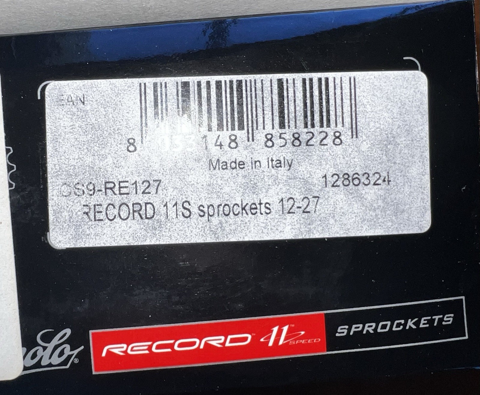 NEW!!! Campagnolo Record CS9-RE127 11-Speed Cassette – Titanium – 12-27T – NOS