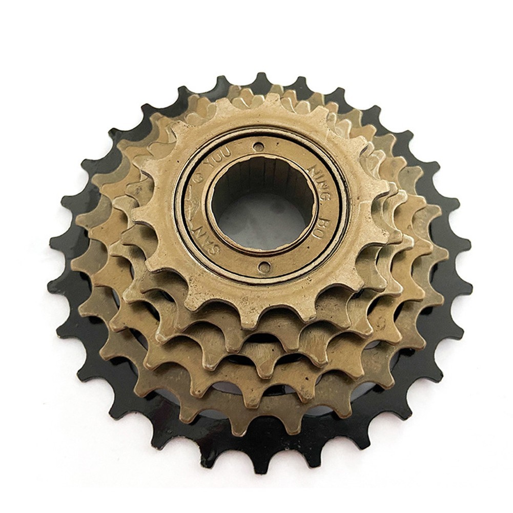 Screw On Freewheel 13/14-28T Easy Assembly High-carbon Steel Screw On Freewheel