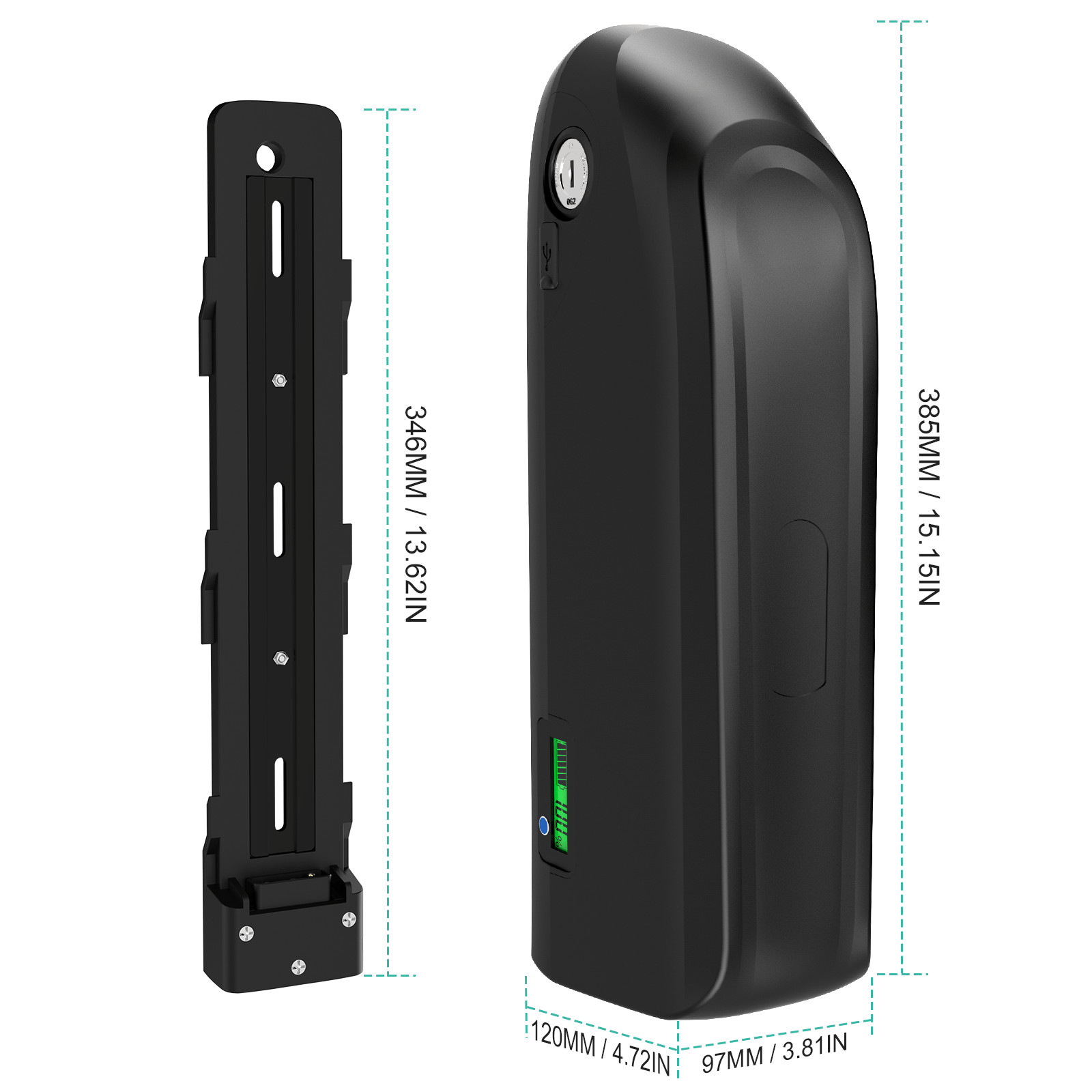 Samsung E-bike battery 48V 20Ah Down Tube Lithium Pack For Electric Bicycle