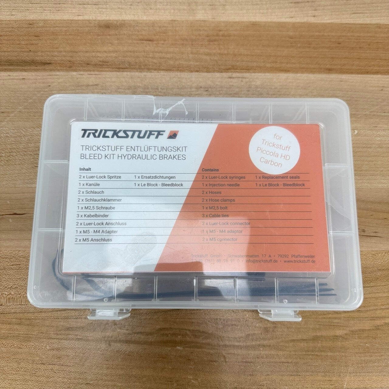 New Takeoff! Trickstuff Piccola Carbon C22 Piston XC Black Hydraulic MTB Brakese