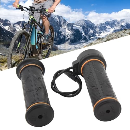 Electric Bike Full Twist Throttle, 12V-72V Waterproof Replacement Handlebar