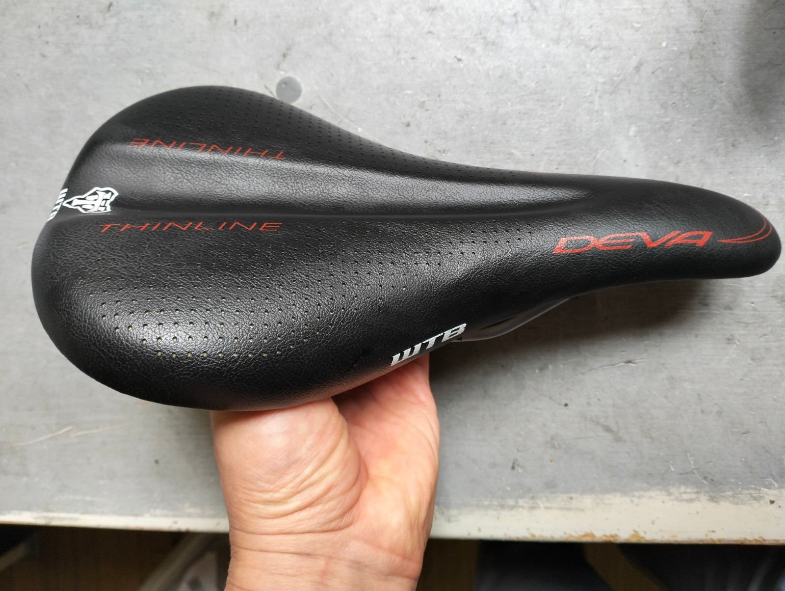 WTB DEVA REAL LEATHER SHORT NOSE SADDLE SEAT ROAD MTB 250MMX142MM