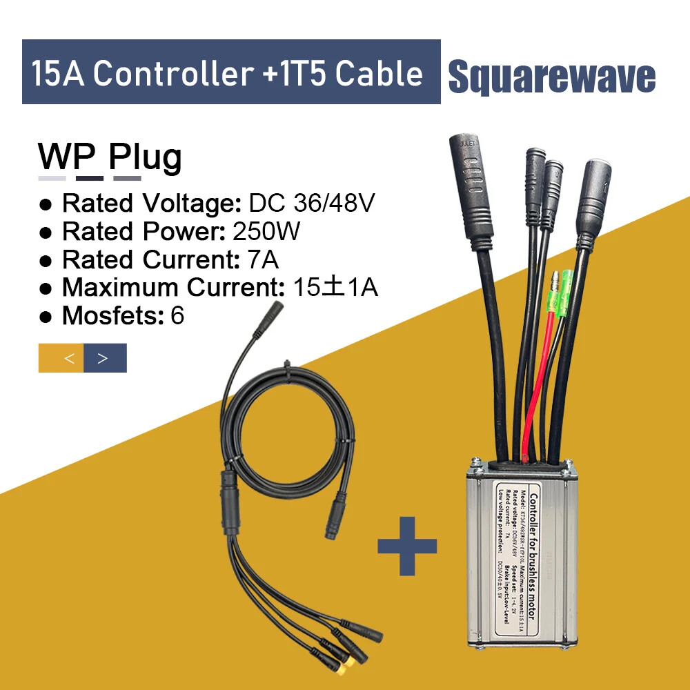 E-bike Controller 36V48V 250W-1000W Squarewave/Sinewave Controller Waterproof