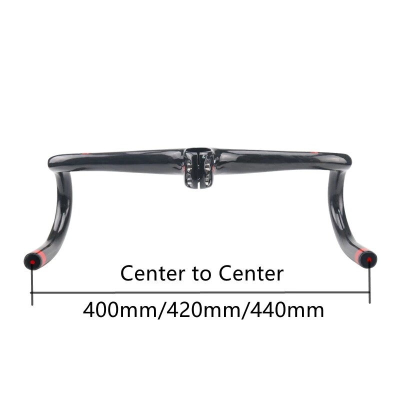 Road Drop Bar Bicycle Handlebar Integrated Stem Carbon Fiber Ultra-light Cycling