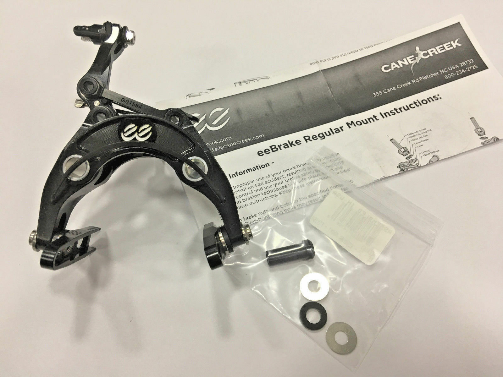 Cane Creek eeBrake G4 Single Rear Regular Mount (Black) #BEE0179