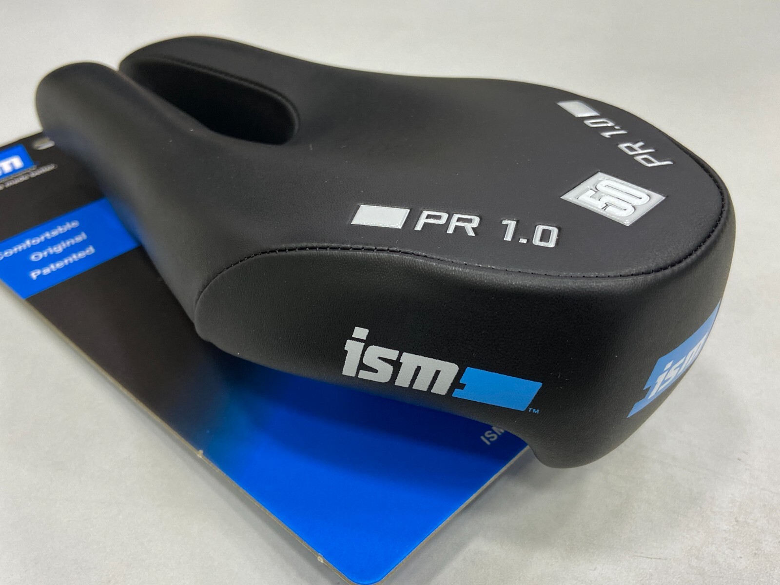 ISM PR 1.0 130x245mm 50 Padding Steel Rail Bicycle Saddle (Black)