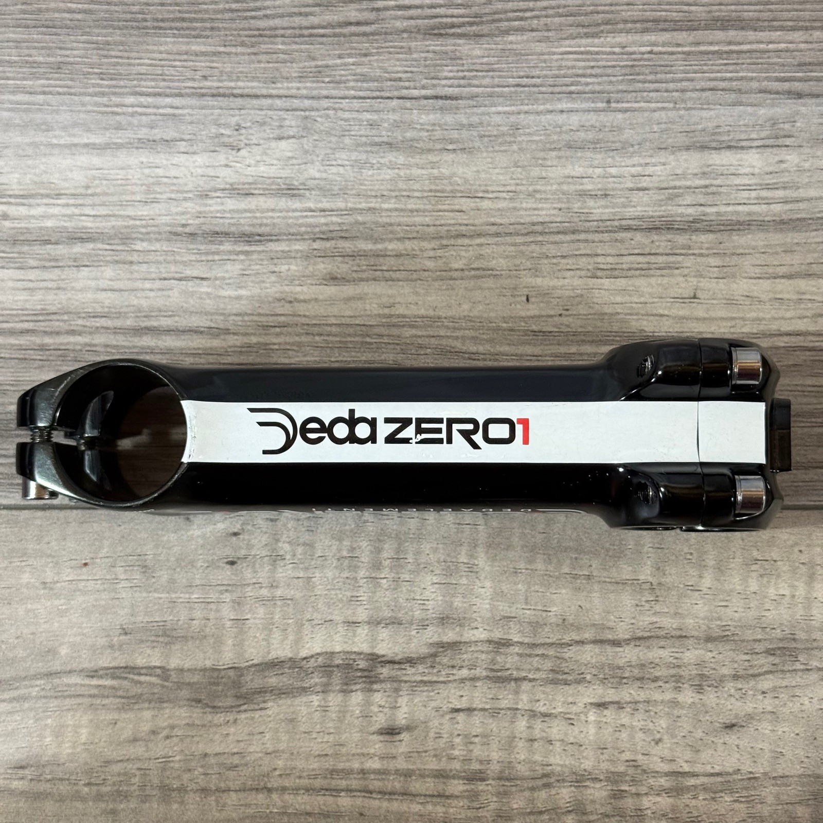 Deda Elementi Zero 1 Road Stem 120mm 1 1/8 31.8 8 Degree Gloss Black CLEAN