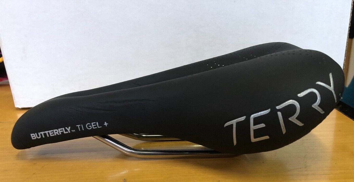 Terry Women’s Butterfly Ti Gel + Bike Saddle Seat, Comfortable Center Cutaway