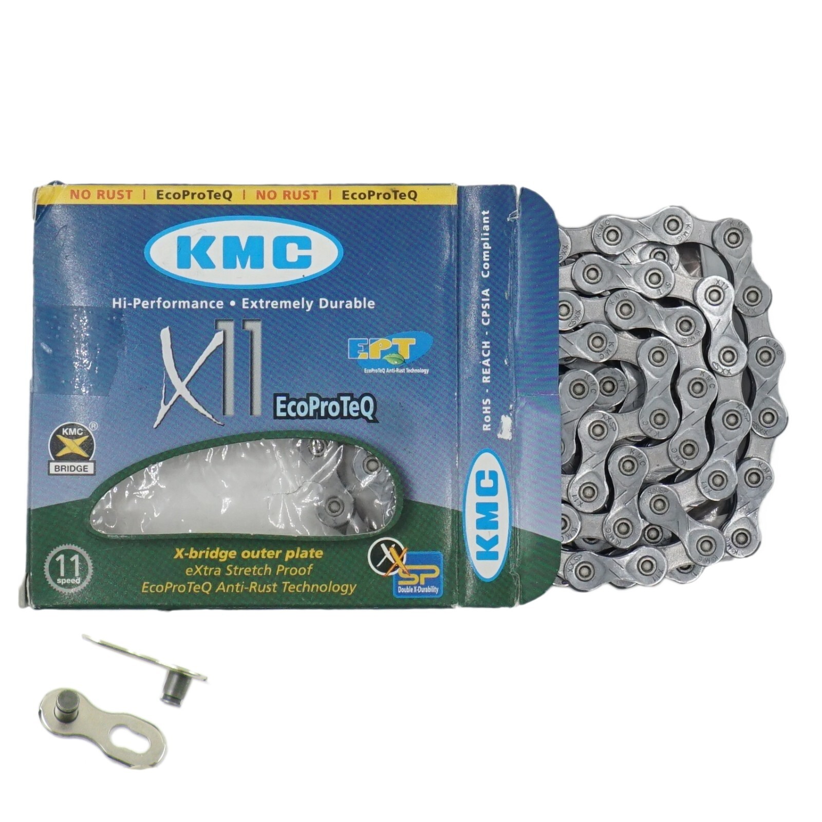 KMC X11 EPT Eco ProTeq 11 Speed Bike NO RUST Stretch Proof Chain
