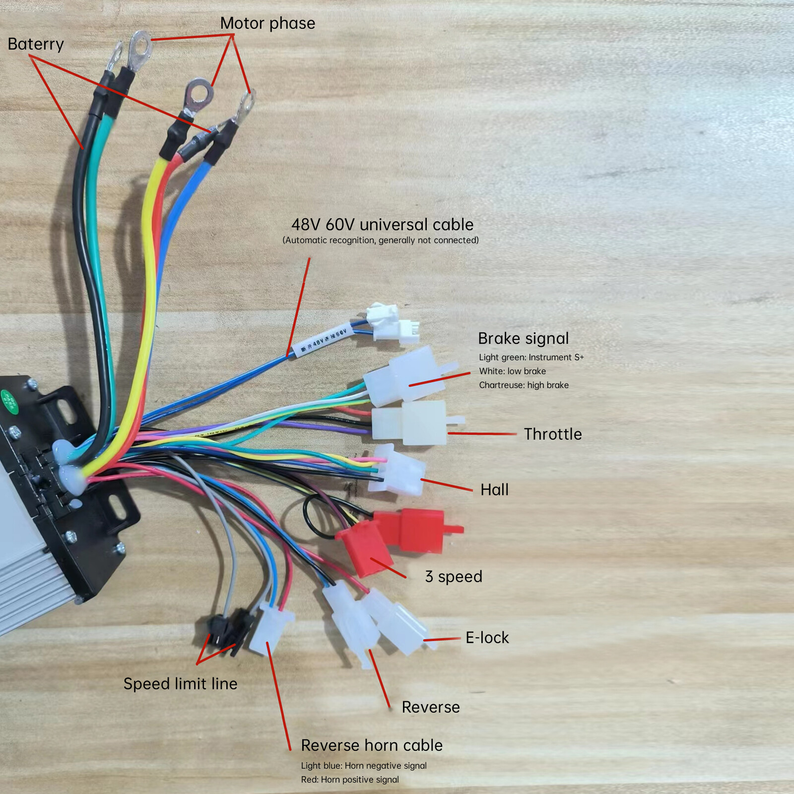 72V BLDC Motor Kit And Brushless Controller For Electric Scooter Go Kart 3000W