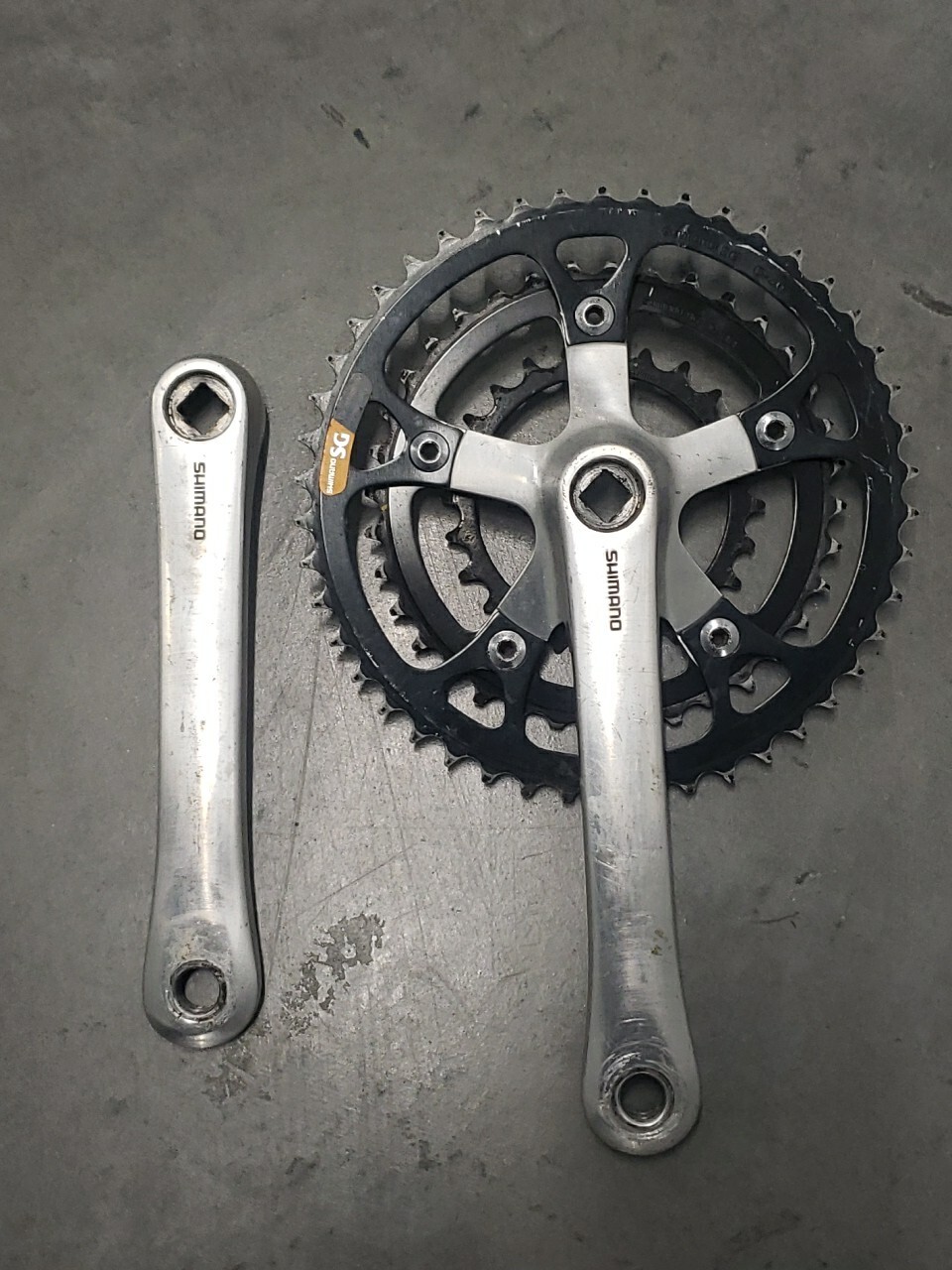 Shimano Deore Xt FC-M730 Crankset, 175mm, 46/36/24