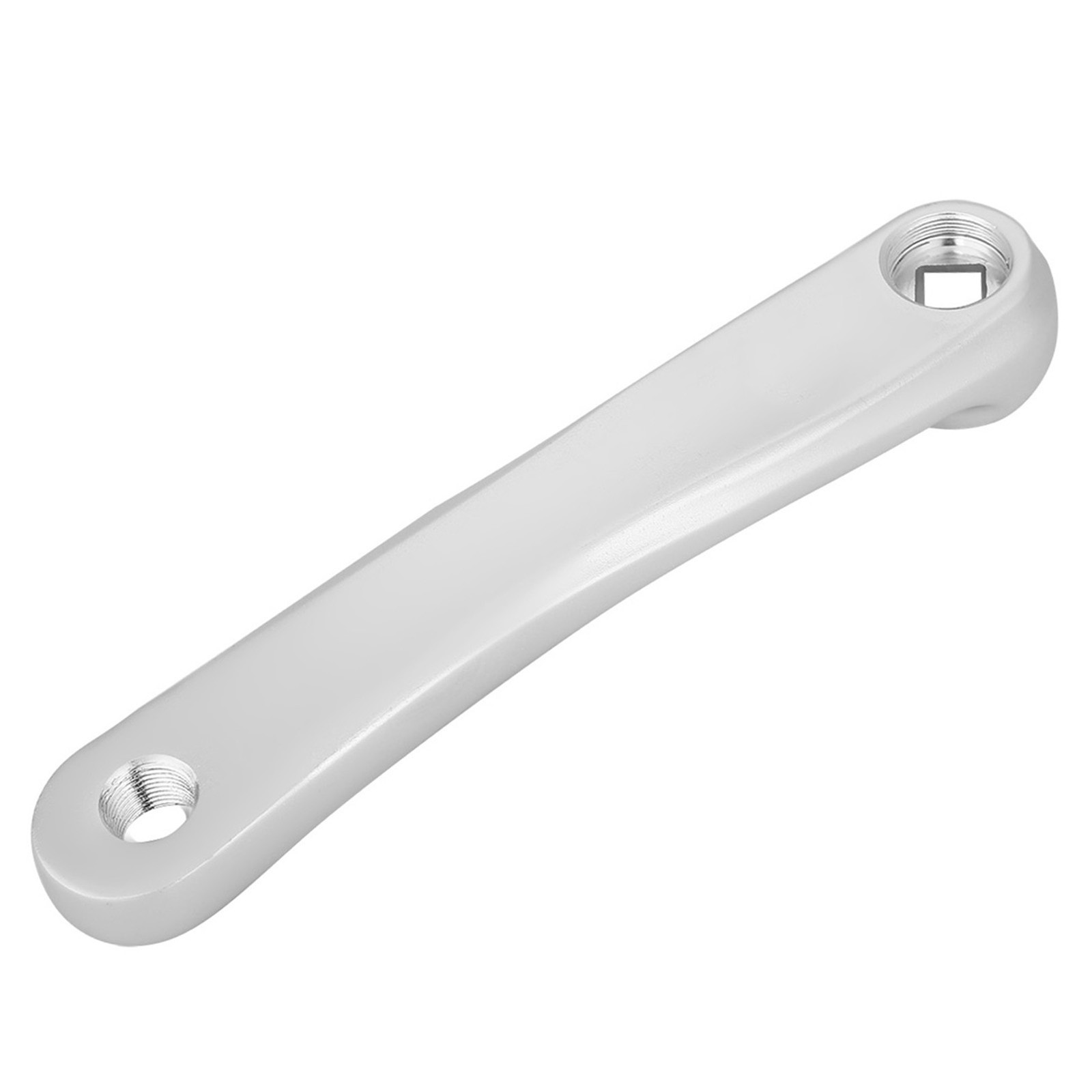 170mm Bike Aluminum Alloy Left Single Chain Crank Arm (Silver Rhombic Hole)