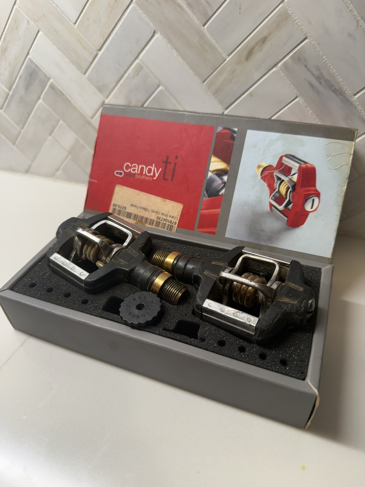 Crank Brothers Candy Ti Titanium Pedals 2000’s MTB XC