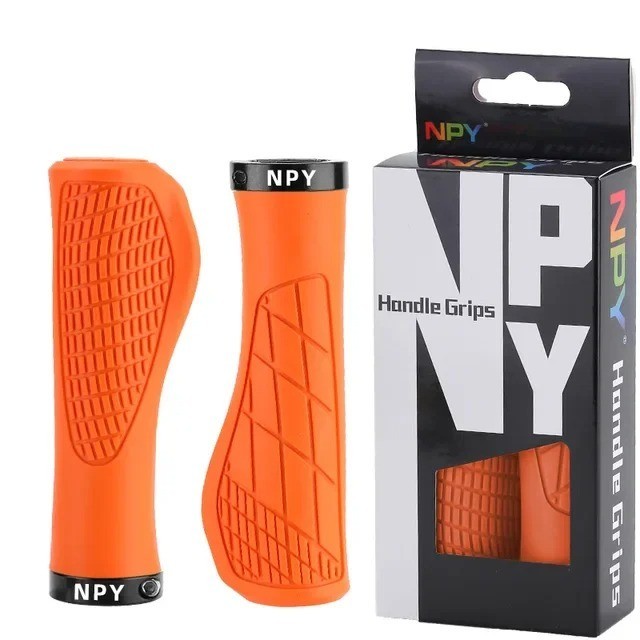 Bicycle Handlebar Grips Rubber MTB Grips Lock-on Grip Shockproof Anti-slip Mount