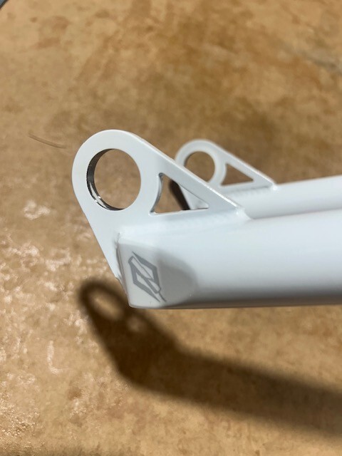 FREE SHIPPING – TNT BICYCLES 24″ BMX FORK – WHITE (20mm) (DISCOUNTED – A-STOCK)