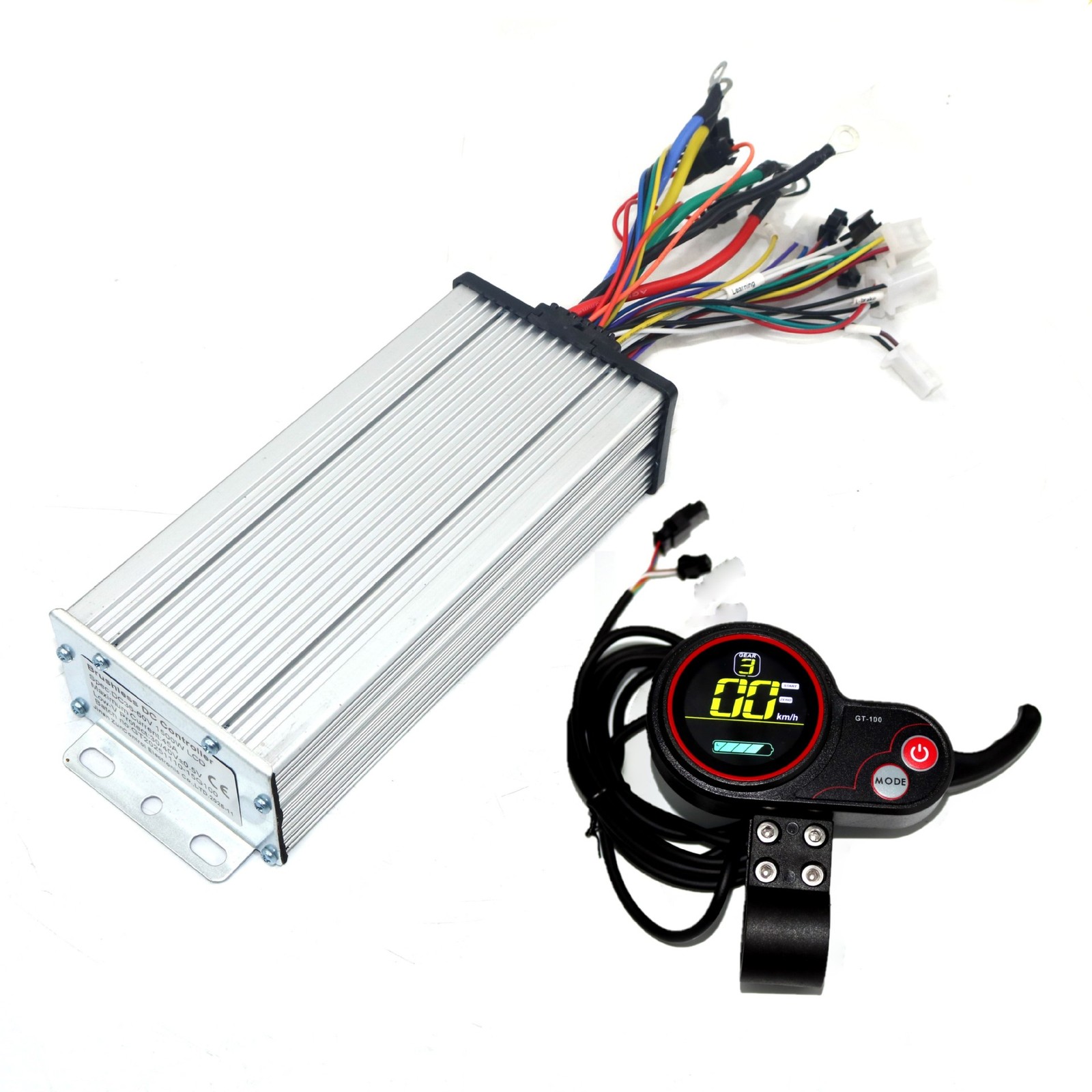 36V/48V/52V/60V 1500W 45A BLDC DC Motor Brushless Controller With LCD Display