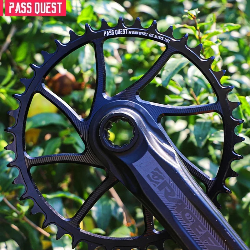6mm Offset Narrow Wide Chainrings for Straight Mounted Crank 9/10/11/12 Speed