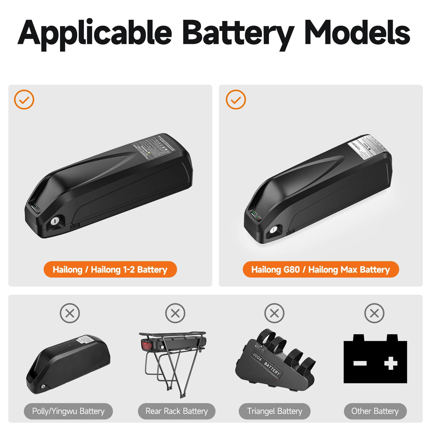 Ebike Hailong Battery Power Discharge Connector 4/5/6Pin Male&Female XT60 Cable