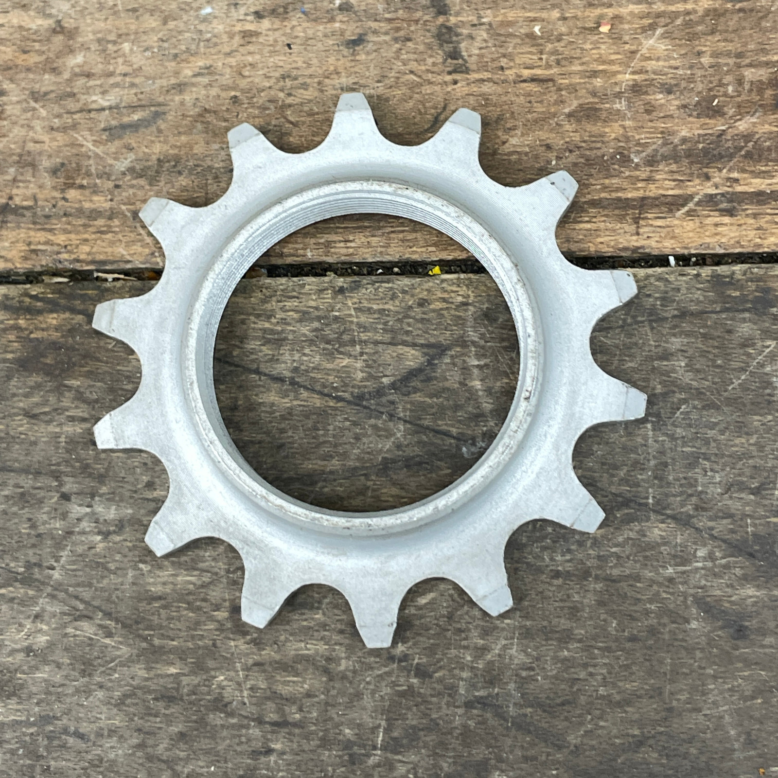 Vintage Alloy Track Cog 14 Tooth Aluminum English Threaded Fixie Single Eroica