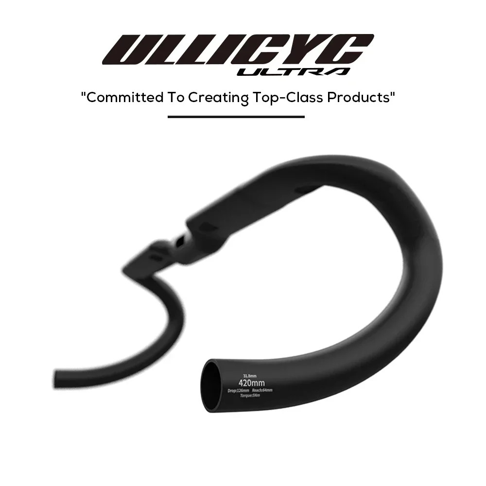 Road Bicycle Handlebar Carbon 360mm/380mm/400mm/420mm Fully Internal Routing