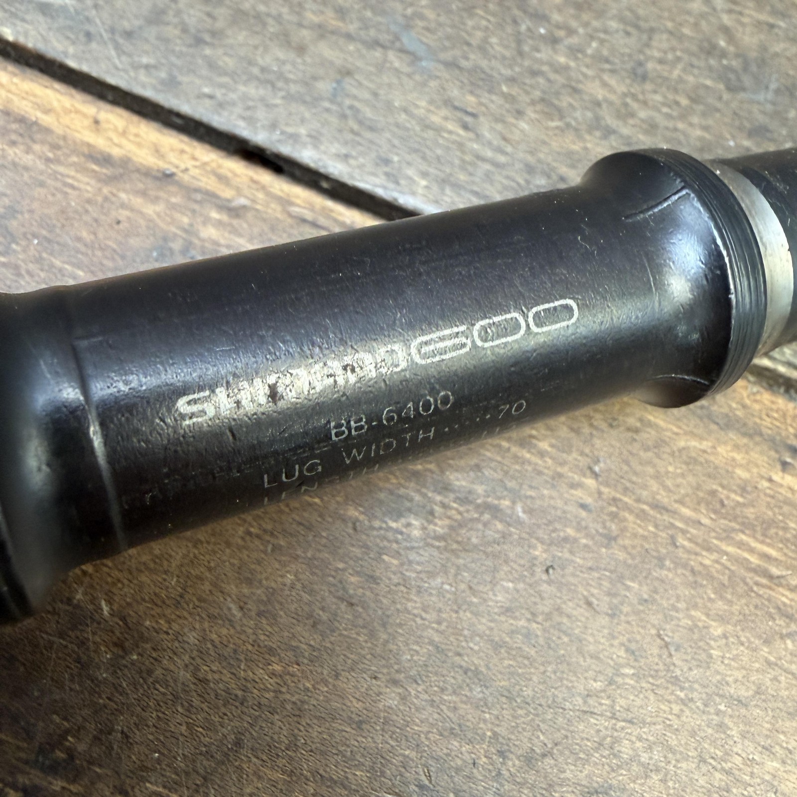 Vintage Shimano 600 BB-6400 Bottom Bracket Spindle NOS 70mm ITA 115mm JIS Japan